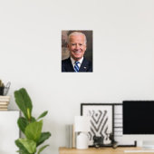 Joe Biden Portrait Foto Poster (Thuiskantoor)