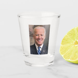 Joe Biden Portret Foto Shot Glas