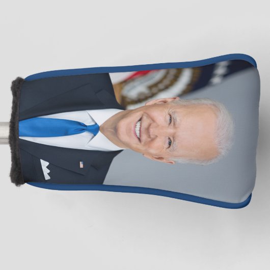 JOE BIDEN President Player Golf Head Hoesje Golfheadcover (Voorkant)