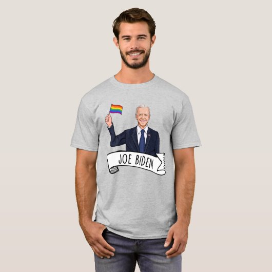 Joe Biden Pride T-shirt (Voorkant volledig)