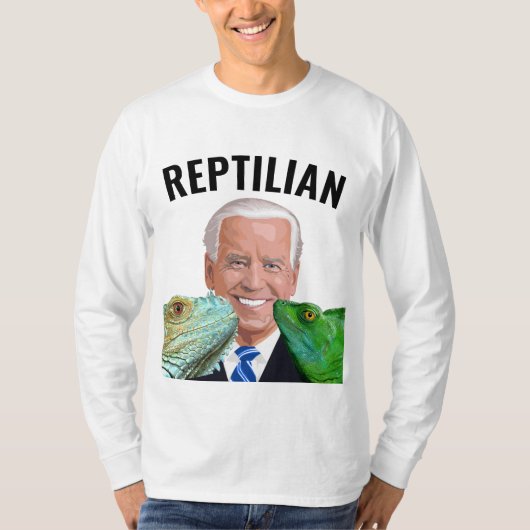 JOE BIDEN REPTILIAN FUNNY T-SHIRTS (Devant)