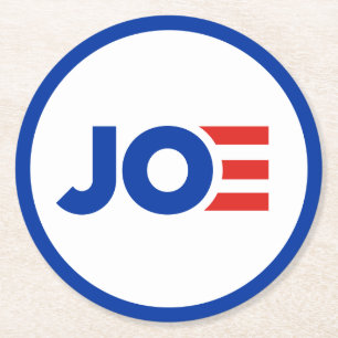 Joe Biden Ronde Kartonnen Onderzetter