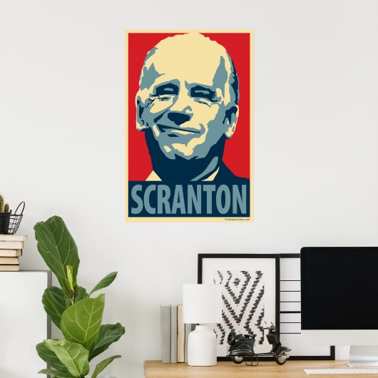 Joe Biden - Scranton: OHP-Poster Poster (Thuiskantoor)