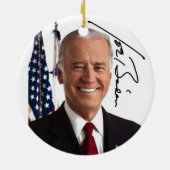 Joe Biden Signature Ornament (Achterkant)