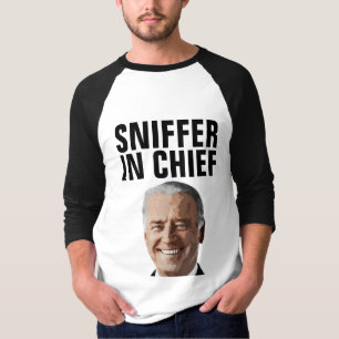 JOE BIDEN SNIFFER EN CHEF FUNNY T-SHIRTS TEE - SHI