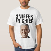 JOE BIDEN SNIFFER EN CHEF FUNNY T-SHIRTS TEE - SHI (Devant)