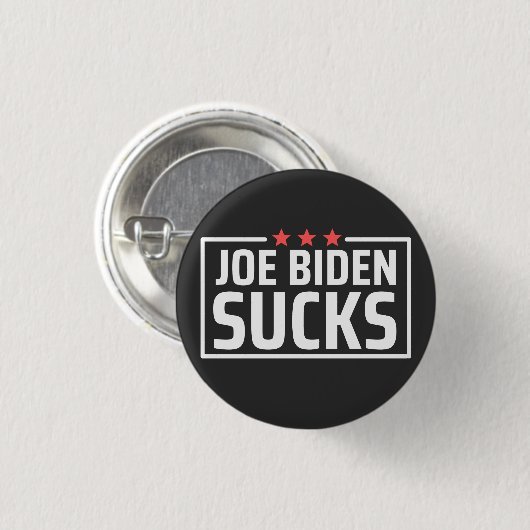 joe Biden Sucks Ronde Button 3,2 Cm (Voorkant /achterkant)