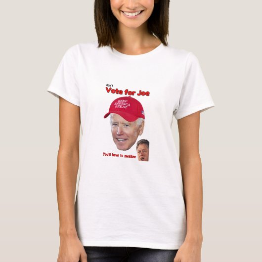 Joe Biden Swallow T-shirt (Voorkant)