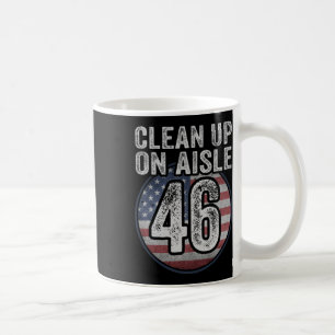 Joe Biden Trump 2024 Back America Clean Up op Aisl Koffiemok