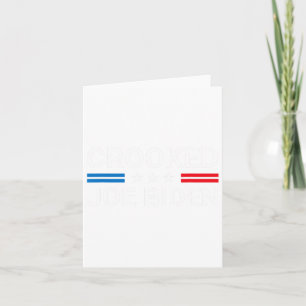 Joe Biden Trump citaat genaamd Joe Biden Crooked Kaart