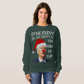 Joe Biden Ugly KerstSweater voor Mannen _ Vrouwen Trui (Voorkant volledig)