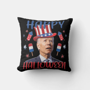 Joe Biden verwarde de groente 4e van Halloween Fou Kussen