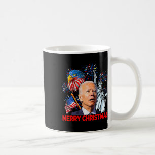 Joe Biden verwarde patriottische vrolijke kerst vo Koffiemok