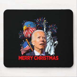 Joe Biden verwarde patriottische vrolijke kerst vo Muismat