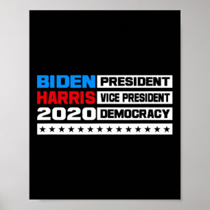 Joe Biden Vice-President Kamala Harris 2020 Poster