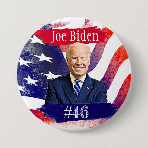 Joe Biden voor de President 46e Verkiezing VS 2020 Ronde Button 7,6 Cm
