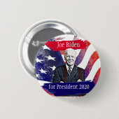 Joe Biden voor President 2020 Amerikaanse verkiezi Ronde Button 5,7 Cm (Voorkant /achterkant)