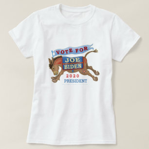 Joe Biden voor President 2020-Democraat Donkey T-shirt