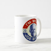 Joe Biden voor President 2020 Democraat Foto Retro Koffiemok (Voorkant rechts)
