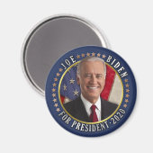 Joe Biden voor President 2020-democratische foto Magneet (Voorkant / Achterkant)
