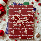 Joe Biden Vrolijk Kerstfeest | Aangepaste naam Tre Inpakpapier Vel