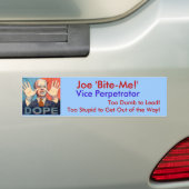 Joe 'Bite-me', Bumpersticker (Op auto)