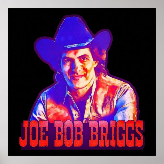 Joe Bob Briggs Horror-pictogram Poster (Voorkant)