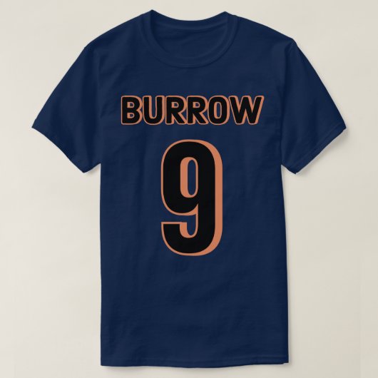 Joe Burrow 9 Bengals Jersey Essential TShirt (Design devant)