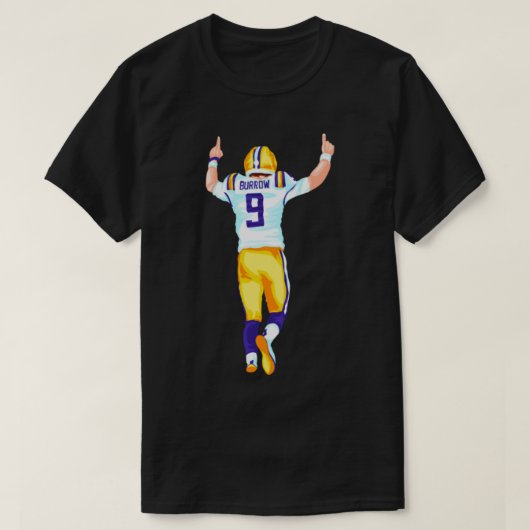 Joe Burrow No 9 Bengals TShirt (Design devant)