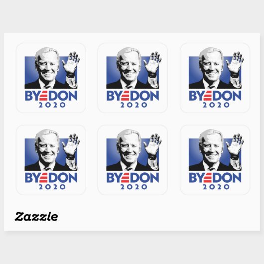 JOE BYE DON 2020 VIERKANTE STICKER (Vel)
