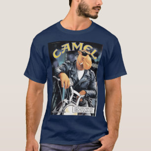 Joe Camel Motorfiets Actief retro T-shirt