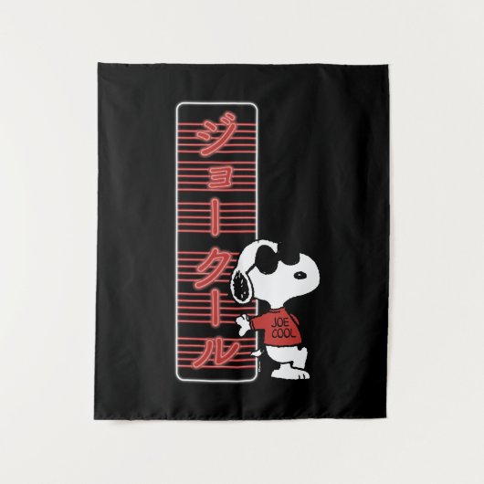 Joe Cool Japanse Neon Lights Wandkleed (Voorkant)