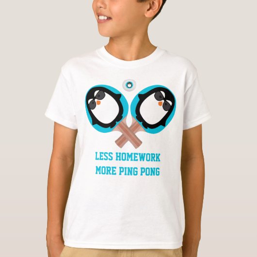 Joe Cool Plus Ping Pong T-Shirt (Devant)