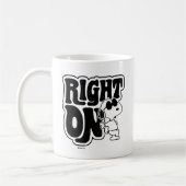 Joe Cool - rechts op Koffiemok (Links)