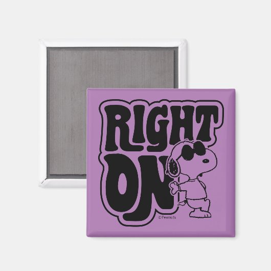 Joe Cool - rechts op Magneet (Voorkant / Achterkant)