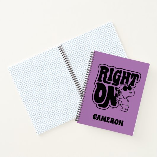 Joe Cool - rechts op Notitieboek (Binnen)