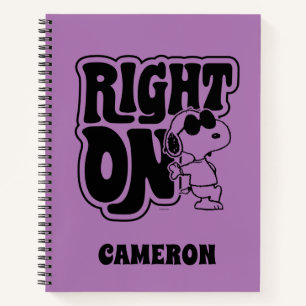 Joe Cool - rechts op Notitieboek