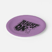 Joe Cool - rechts op Papieren Bordje (Gekanteld)