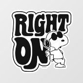 Joe Cool - rechts op Raamsticker (Vel)