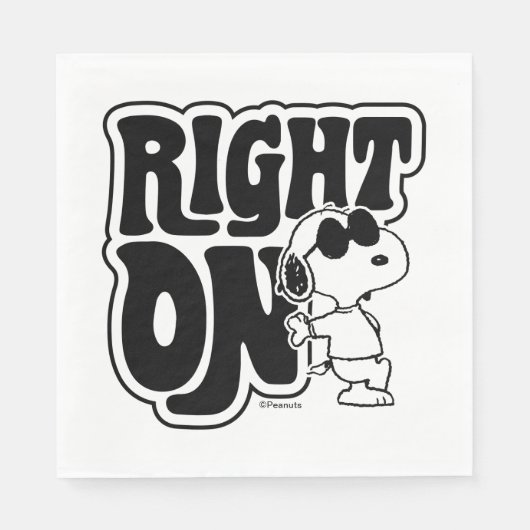 Joe Cool - rechts op Servet (Voorkant)