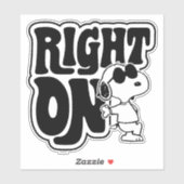 Joe Cool - rechts op Sticker (Vel)