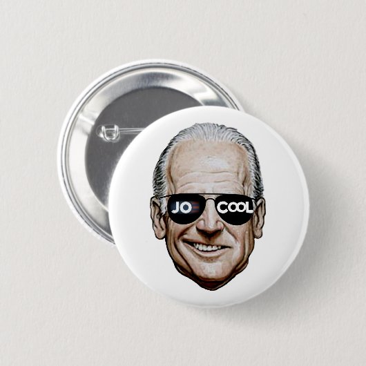 Joe Cool Ronde Button 5,7 Cm (Voorkant /achterkant)