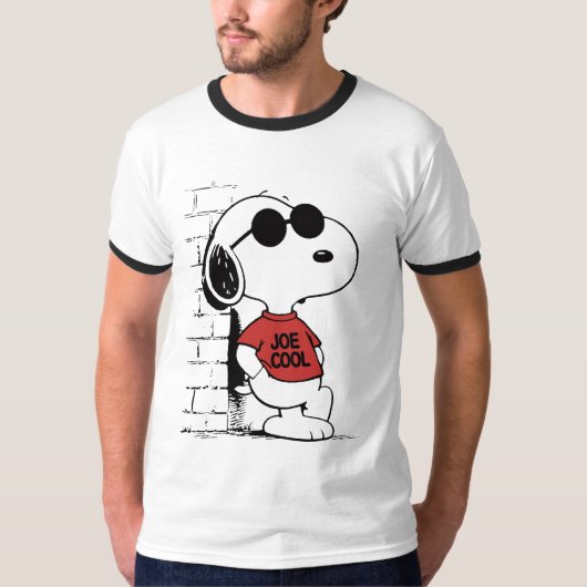 Joe Cool Snoopy T-shirt ontwerp | Coole Cartoon (Voorkant)
