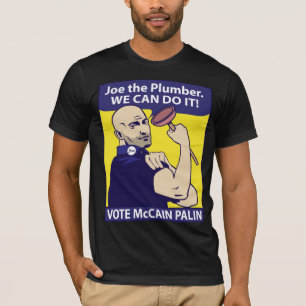 Joe de Plumber, we kunnen het T-Shirt doen