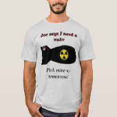 Joe Dit Que J'Ai Besoin D'Un T-Shirt Nuke (Devant)