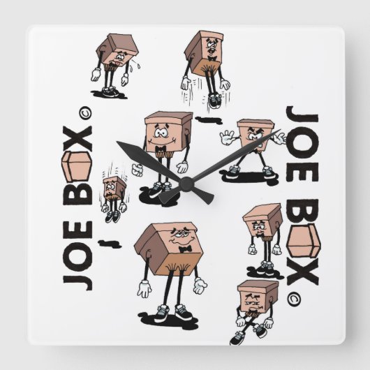Joe doos in de klok leuke tijd doos (Voorkant)