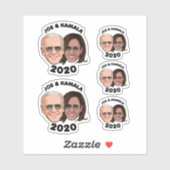 JOE EN KAMALA 2020 - Caricature Aviators Sticker (Vel)