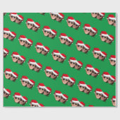 Joe en Kamala Aviator Kerstmis Cadeaupapier (Vlak)