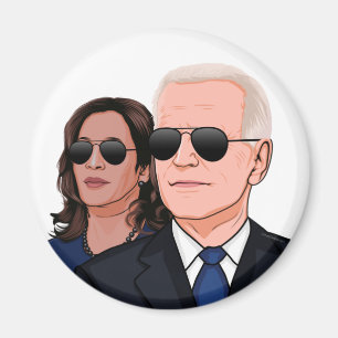Joe en Kamala Aviators Magneet