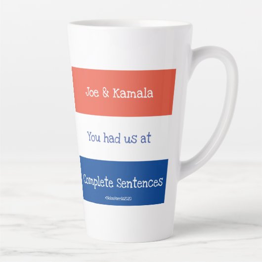 Joe et Kamala Tall Coffee Mug (Droite)